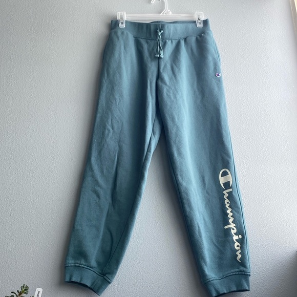 Champion Girls Blue Sweatpants - Picture 1 of 5